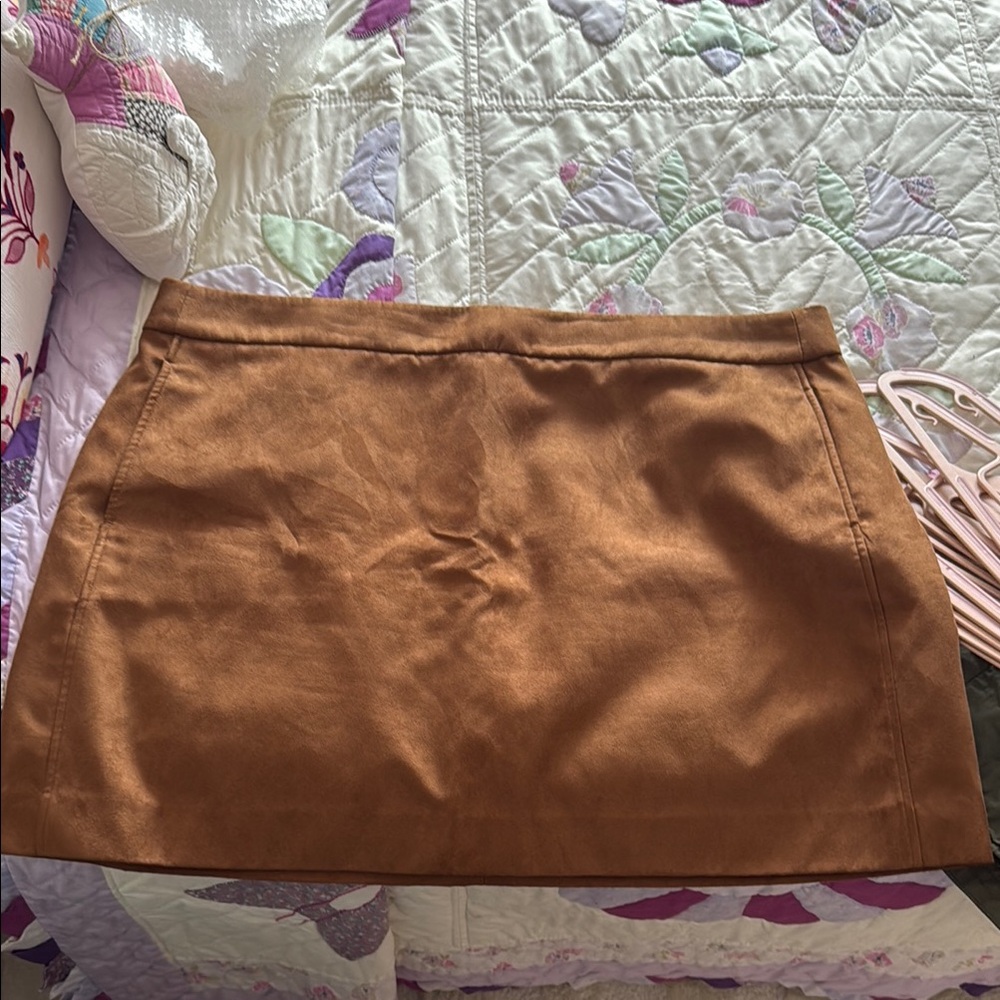 J. Crew Suede Skirt
